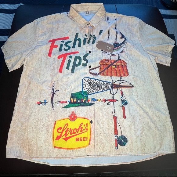 Hardaddy NWT Vintage Fishing Graphic Men's Shirt XXL - Picture 4 of 10